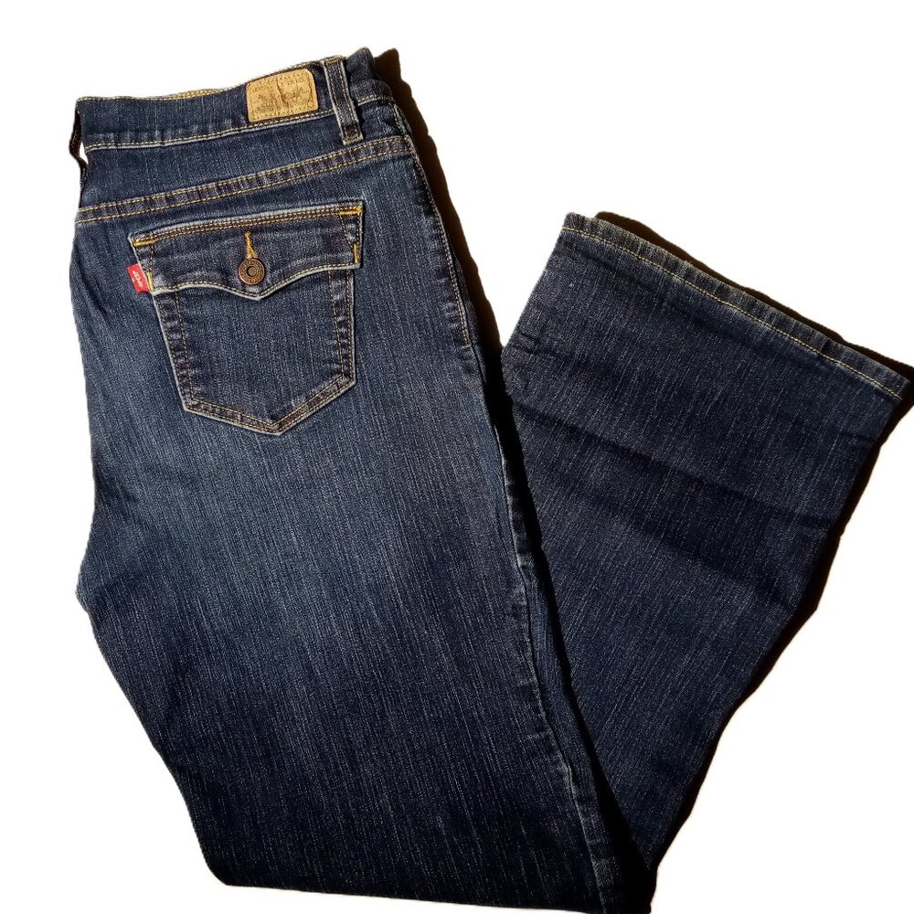 Levi's 512 Jeans  sz 12  Bootcut  Perfectly Slimming  Flap back pockets  Stretch